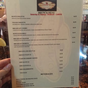 Roni's Pub and Kitchen - Brunch Menu - Burgers Near Me - Overland Park, Kansas