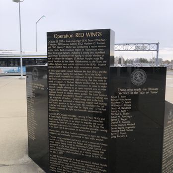 Long Island MacArthur Airport - ISP - Monument dedicated to the service men who gave their lives in Afghanistan - Airports Near Me - Ronkonkoma, New York Long Island MacArthur Airport - ISP - Monument dedicated to the service men who gave their lives in Afghanistan - Airports Near Me - Ronkonkoma, New York