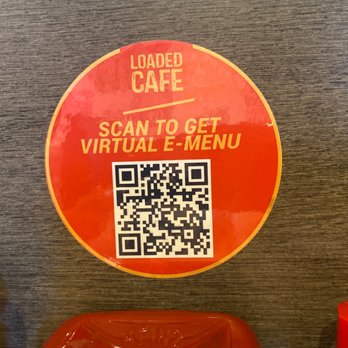 Loaded Cafe - QR code - American Near Me - Placentia, California