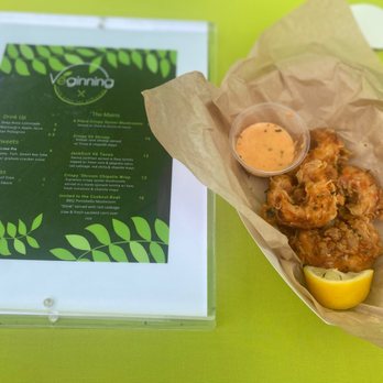Vēginning - Konjac shrimp i'd already eaten half of before taking the pic...sowwy - Food Delivery Services Near Me