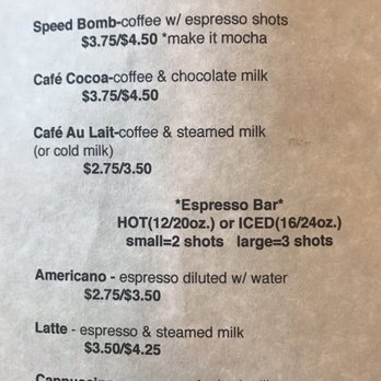 Delicomb - Menu- July 2019 - Coffee & Tea Near Me - Jacksonville Beach, Florida