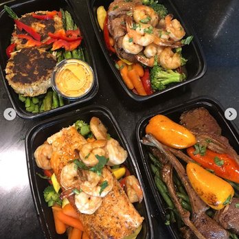 Fresh Chef Meal Prep - four trays of food - Food Delivery Services Near Me