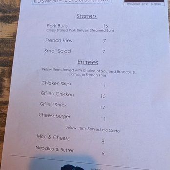 Gather in Jackson Hole - Kids menu - New American Near Me - Jackson, Wyoming