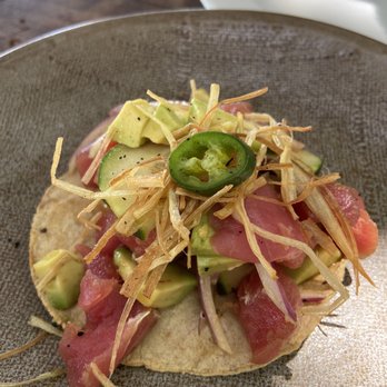La Playita - Tostada de atún - Seafood Near Me - Bacalar, ROO La Playita - Tostada de atún - Seafood Near Me - Bacalar, ROO