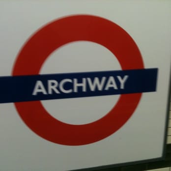 Archway Underground Station - Archway roundel - Train Stations Near Me - London, XGL