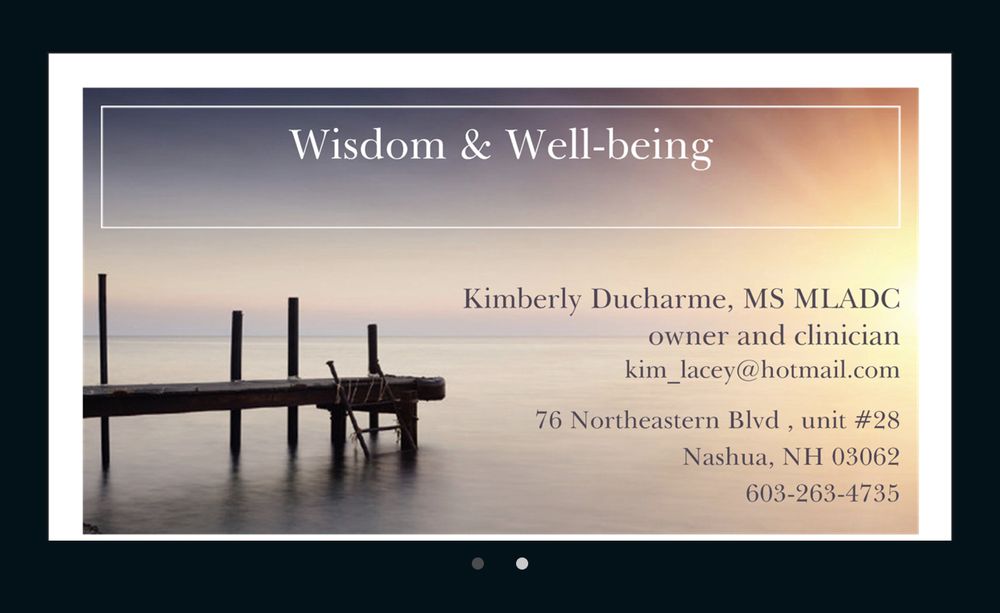 Wisdom & Well-being - grief counselor in Nashua, NH