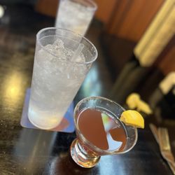 The Edge of Town - Raspberry lemon, drop martini, which was delicious