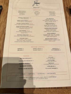 Menu photo 7 Jams New York, NY