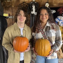 Katie's Pumpkin Barn - We bought some pumpkins very late into the fall but they were still cute.