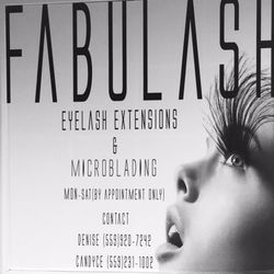 Fab U Lash - Business window