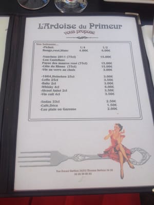 Menu photo 2 L'Ardoise du Primeur Mouans Sartoux, 06