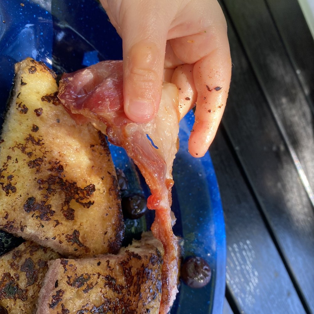 Scratch Kitchen & Taproom - Congealed fat on cold soggy bacon - Bars Near Me - Apex, North Carolina
