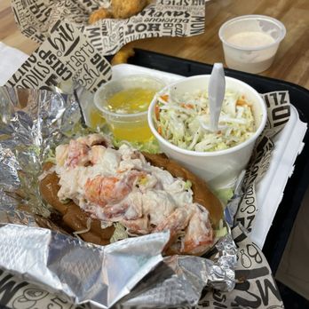 Two Maine Guys Augusta - Lobster roll with butter - Tacos Near Me - Augusta, Maine