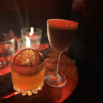 The Keefer Bar - two cocktails on a table - Lounges Near Me - Vancouver, British Columbia