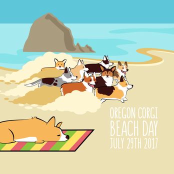 Noelle Bright Designs - Design I did for Corgi Beach Day 2017. Placed on banners and ads to help create awareness for the event and raise money for the ASPCA. - Graphic Design Near Me Noelle Bright Designs - Design I did for Corgi Beach Day 2017. Placed on banners and ads to help create awareness for the event and raise money for the ASPCA. - Graphic Design Near Me