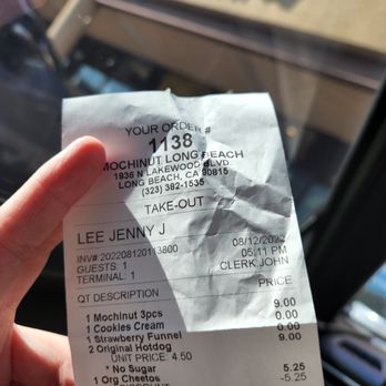 Mochinut - Long Beach - Over charge than what the menu prices are - Donuts Near Me - Long Beach, California