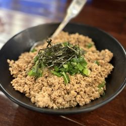 R101 Ramen - Soboro bowl. $9.75
