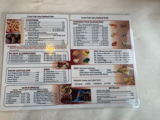 Menu photo 2 Snow Crab Juicy Seafood Indianapolis, IN Menu photo 2 Snow Crab Juicy Seafood Indianapolis, IN