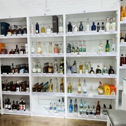 shelves of liquor shelves of liquor