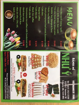 Menu photo 7 Banh Mi Nhu Y Calgary, AB