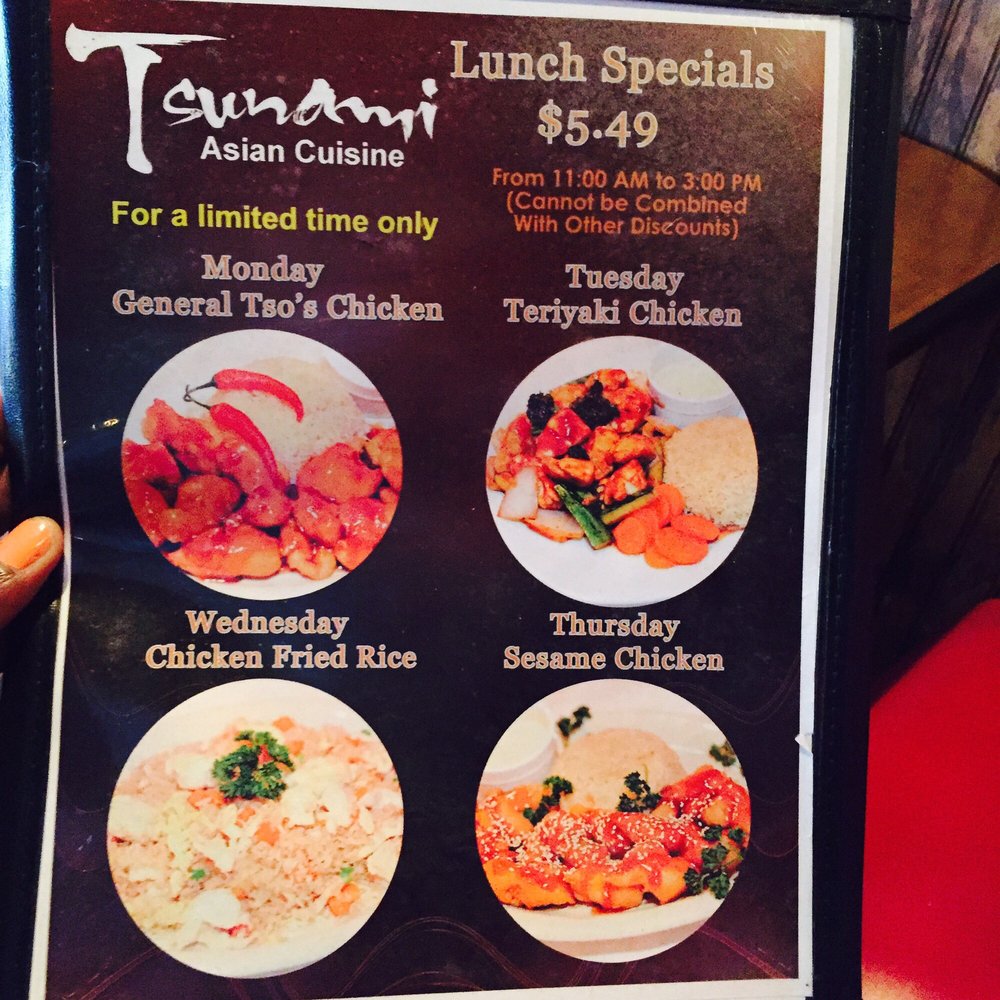Tsunami - Front Menu - Vietnamese Near Me - Bowling Green, Kentucky Tsunami - Front Menu - Vietnamese Near Me - Bowling Green, Kentucky