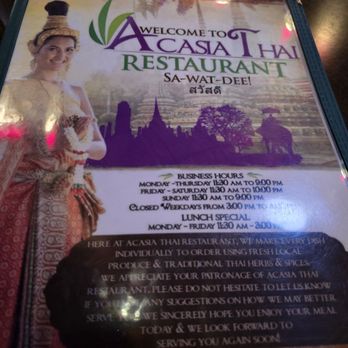 Acasia Thai Restaurant - Thai Near Me - Phillipsburg, New Jersey Acasia Thai Restaurant - Thai Near Me - Phillipsburg, New Jersey