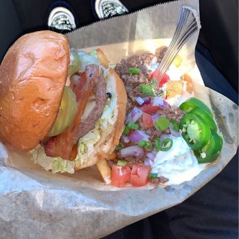 Hangry Louies - Lamb burger w lambo fries - Caterers Near Me - Oceanside, California Hangry Louies - Lamb burger w lambo fries - Caterers Near Me - Oceanside, California