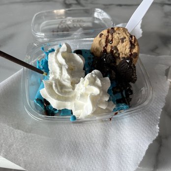 Roll-N-Sweetz Rolled Ice Cream - ows a piece of cake with whipped cream and chocolate - Ice Cream & Frozen Yogurt Near Me - Omaha, Nebraska Roll-N-Sweetz Rolled Ice Cream - ows a piece of cake with whipped cream and chocolate - Ice Cream & Frozen Yogurt Near Me - Omaha, Nebraska
