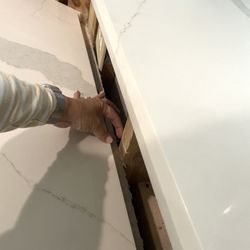Lowe's Home Improvement - This picture shows counter over 1.5 inches from stud