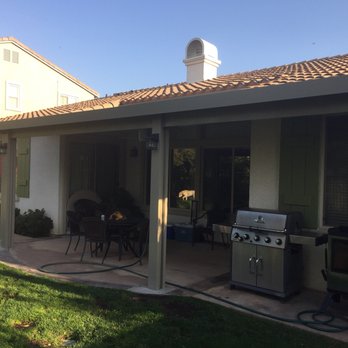 Rosoca Construction - Completed patio cover - Masonry/Concrete Near Me - Beaumont, California
