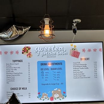Sweetea - menu on 5/25/24 - Desserts Near Me - Auburn, California