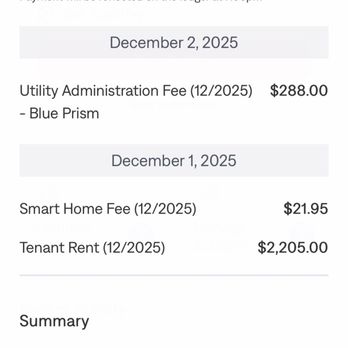 Tricon - My statement with the $288 bullshit charge! - Real Estate Services Near Me Tricon - My statement with the $288 bullshit charge! - Real Estate Services Near Me