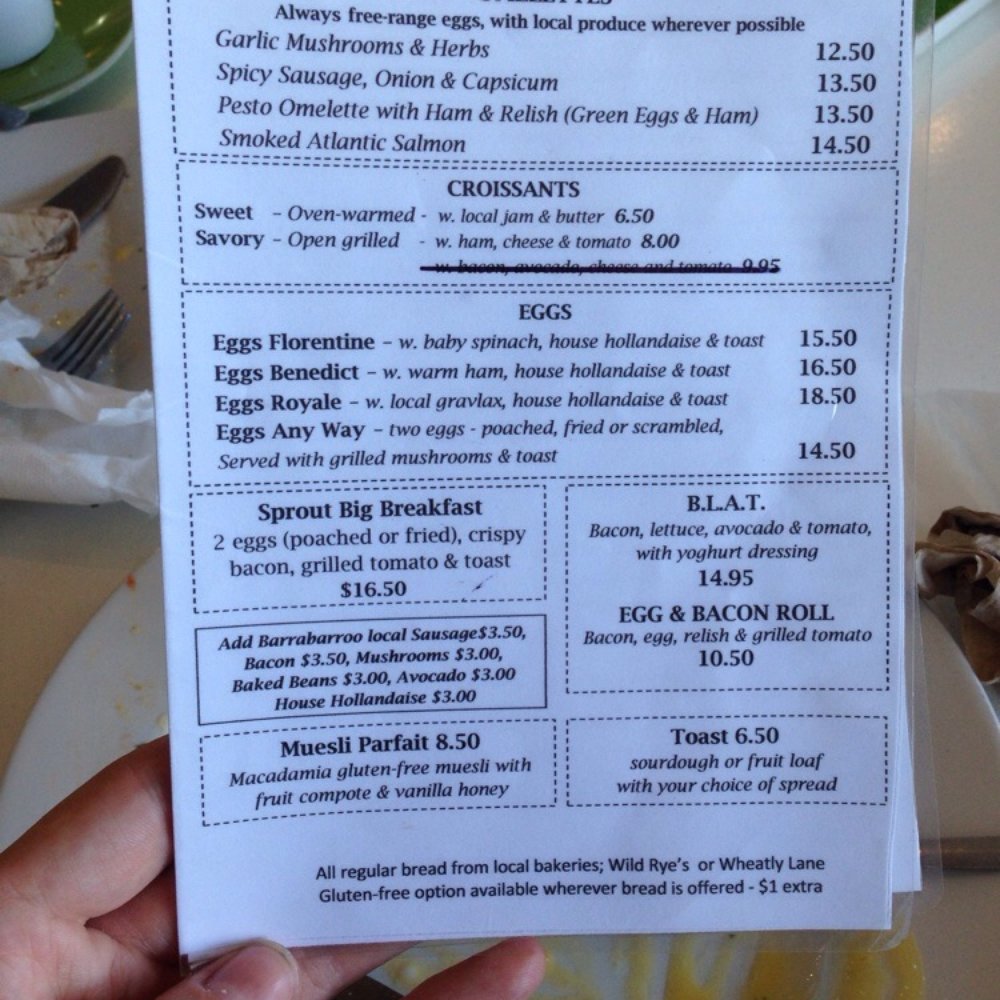 Sprout Eden - Breakfast menu - Restaurants Near Me - Eden, NSW Sprout Eden - Breakfast menu - Restaurants Near Me - Eden, NSW