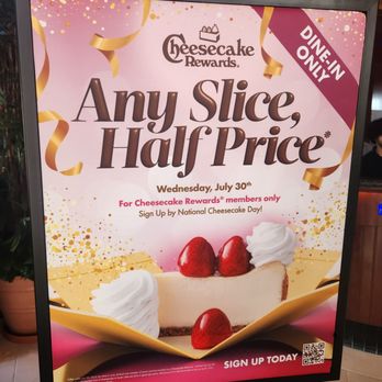 The Cheesecake Factory - Special offer - Desserts Near Me - Glendale, California The Cheesecake Factory - Special offer - Desserts Near Me - Glendale, California