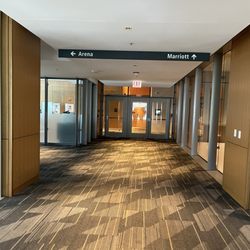 Wintrust Arena - Path/ direction to arena from 3rd floor parking garage