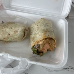 Cajun Salmon Wrap