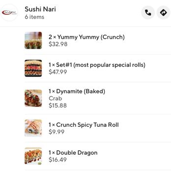 Sushi Nari - Doordash Order - Sushi Bars Near Me - Columbia, Maryland Sushi Nari - Doordash Order - Sushi Bars Near Me - Columbia, Maryland