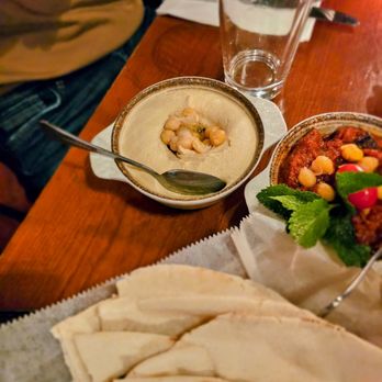 Fattoush By Salma - Mixed Appetizer Plate- Hummus. OK - Lebanese Near Me - New York, New York Fattoush By Salma - Mixed Appetizer Plate- Hummus. OK - Lebanese Near Me - New York, New York