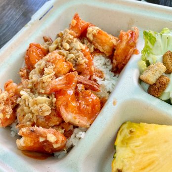 Big Wave Shrimp - Spicy garlic shrimp plate - Seafood Near Me - Haleiwa, Hawaii