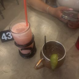 Coco Berry Bliss Cocktail and Watermelon Svedka Muel