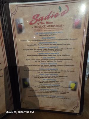 Menu photo 7 Sadie's Albuquerque, NM
