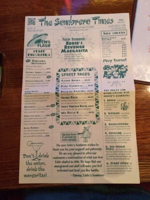 Menu photo 4 El Sombrero Southington, CT