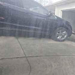 Continental Plaza - Streaks left after wash passenger side