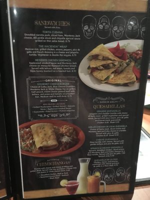 Menu photo 6 Hacienda Mexican Restaurant Evansville, IN