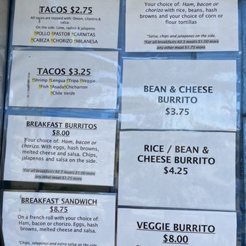 Yuyis Tacos - Menu! - Food Trucks Near Me Yuyis Tacos - Menu! - Food Trucks Near Me