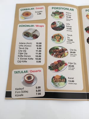 Menu photo 2 Beşiktaş Kebap&Dürüm Istanbul, 34