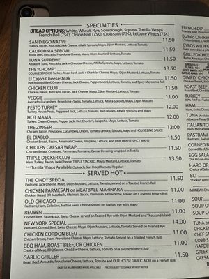 Menu photo 7 Cajon Pass Deli El Cajon, CA Menu photo 7 Cajon Pass Deli El Cajon, CA