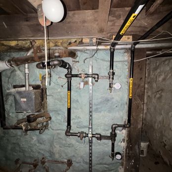 DNS Plumbing & Heating - Townhouse Renovation. Went from 3 to 2 family layout. New gas lines to the boiler room and kitchens.
Quick, easy and painless. - Plumbing Near Me DNS Plumbing & Heating - Townhouse Renovation. Went from 3 to 2 family layout. New gas lines to the boiler room and kitchens.
Quick, easy and painless. - Plumbing Near Me