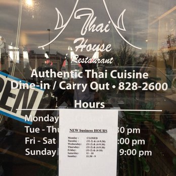 Thai House - New business hours - Thai Near Me - Bloomington, Illinois