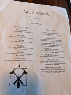 Menu photo 7 Axe & Arrow Gastropub Bremerton, WA
